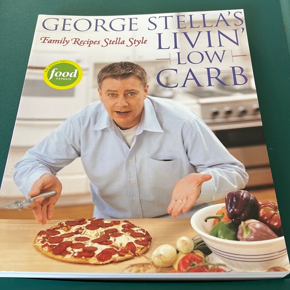 😀 BOOK NWOT EXCELLENT CONDITION Livin Low Carb by George Stella - Picture 1 of 6